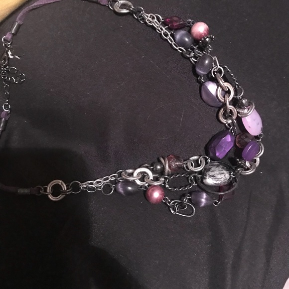 Purple necklace - Picture 2 of 3